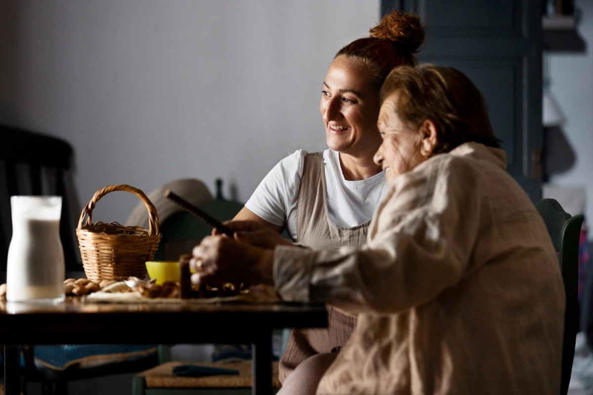 deux personne qui rient