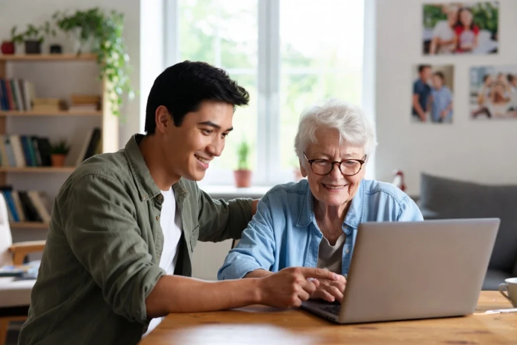 aide informatique senior