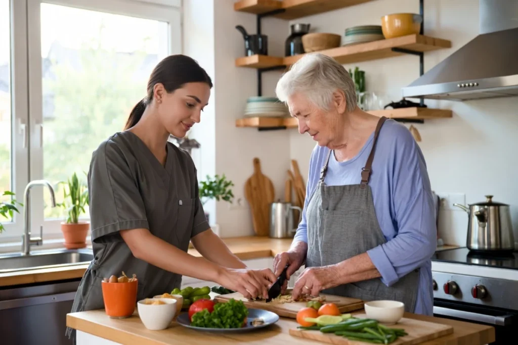 aide cuisine personne agee