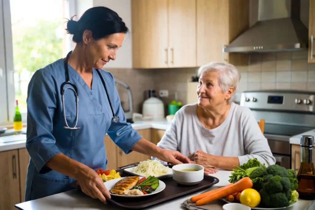 repas à domicile pour personne agée