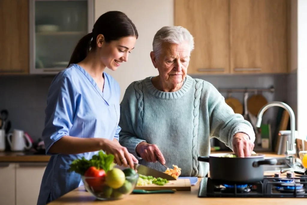aide cuisine personne agee