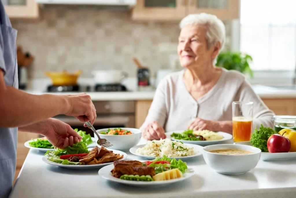 repas à domicile pour personne agée