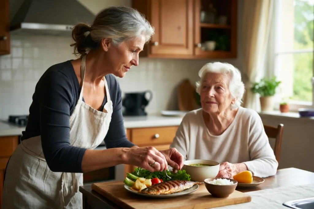 repas à domicile pour personne agée